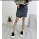 🌟爆款🌟 彈力腰圍+抽繩✅下襬不規則修邊褲裙💯-規格圖5