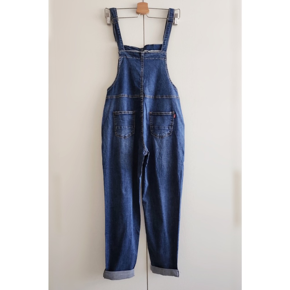 So Cute長吊帶褲😊小姊姊必Buy✅哈倫吊帶褲💫時尚美學由你做主吊帶長褲💯-細節圖7