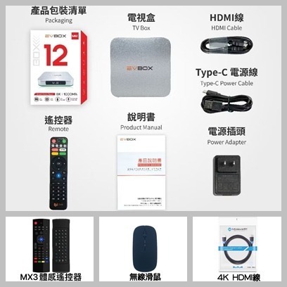 易播盒子 機皇12MAX 台灣公司貨 現貨快速出貨 易播電視盒 易播 易播盒子電視盒 機上盒 現貨秒發-規格圖8