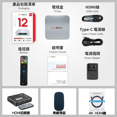 易播盒子 機皇12MAX 台灣公司貨 現貨快速出貨 易播電視盒 易播 易播盒子電視盒 機上盒 現貨秒發-規格圖8