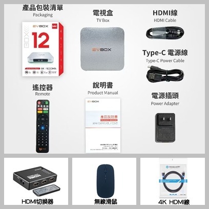 易播盒子 機皇12MAX 台灣公司貨 現貨快速出貨 易播電視盒 易播 易播盒子電視盒 機上盒 現貨秒發-規格圖8