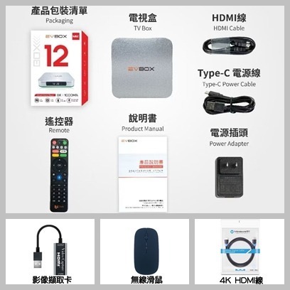 易播盒子 機皇12MAX 台灣公司貨 現貨快速出貨 易播電視盒 易播 易播盒子電視盒 機上盒 現貨秒發-規格圖8