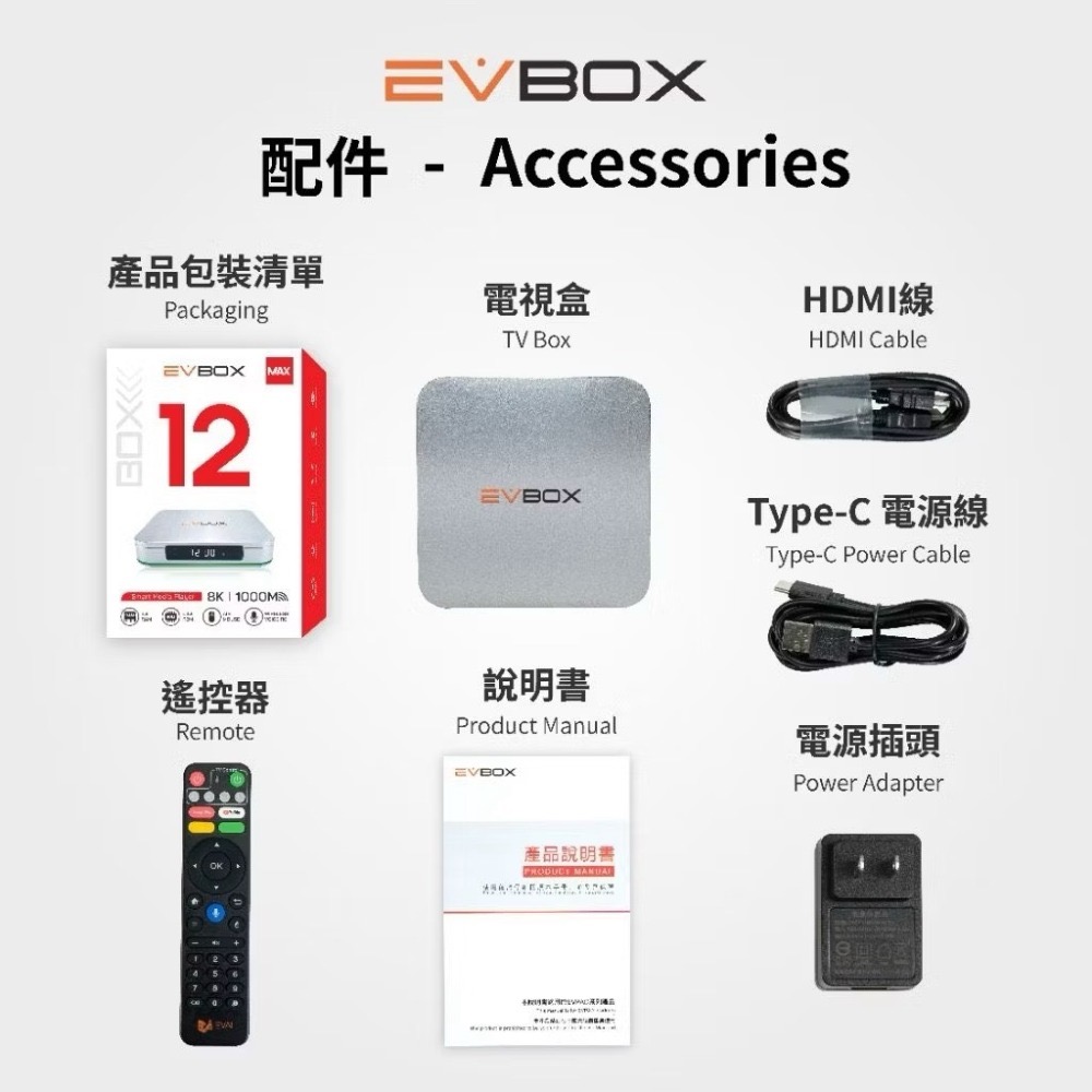 易播盒子 機皇12MAX 台灣公司貨 現貨快速出貨 易播電視盒 易播 易播盒子電視盒 機上盒 現貨秒發-規格圖8