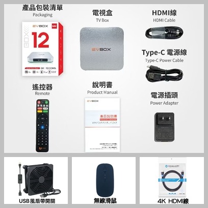 易播盒子 機皇12MAX 台灣公司貨 現貨快速出貨 易播電視盒 易播 易播盒子電視盒 機上盒 現貨秒發-規格圖8