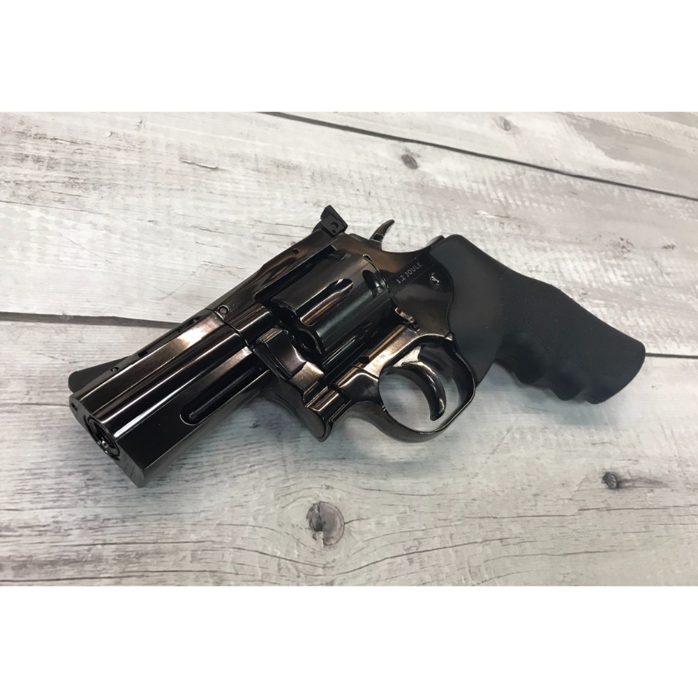 《GTS》ASG 18613 Dan Wesson 715 CO2 2.5吋 全金屬左輪手槍 黑色 附送一組彈殼-細節圖3