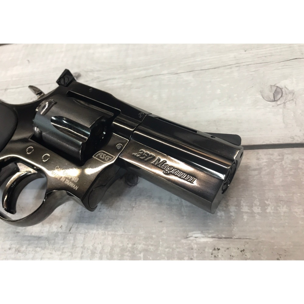 《GTS》ASG 18613 Dan Wesson 715 CO2 2.5吋 全金屬左輪手槍 黑色 附送一組彈殼-細節圖4