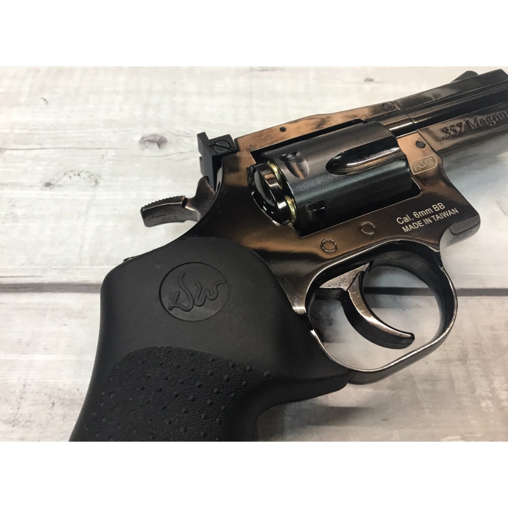 《GTS》ASG 18613 Dan Wesson 715 CO2 2.5吋 全金屬左輪手槍 黑色 附送一組彈殼-細節圖6