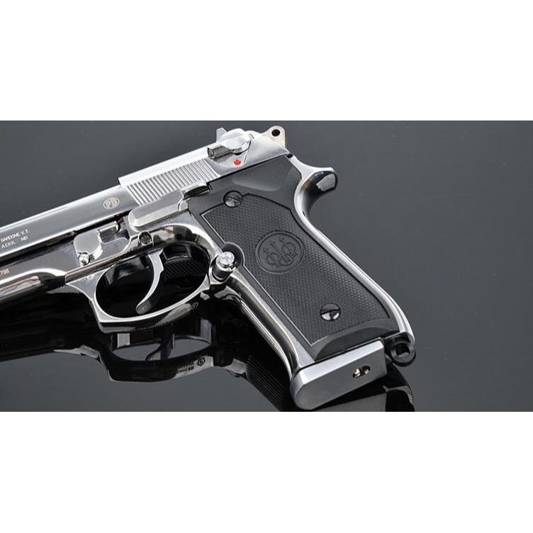 《GTS》UMAREX Beretta 貝瑞塔 M9 M92 瓦斯 短槍 GBB 銀色 授權刻字 - GUN&TOYS - iOPEN Mall