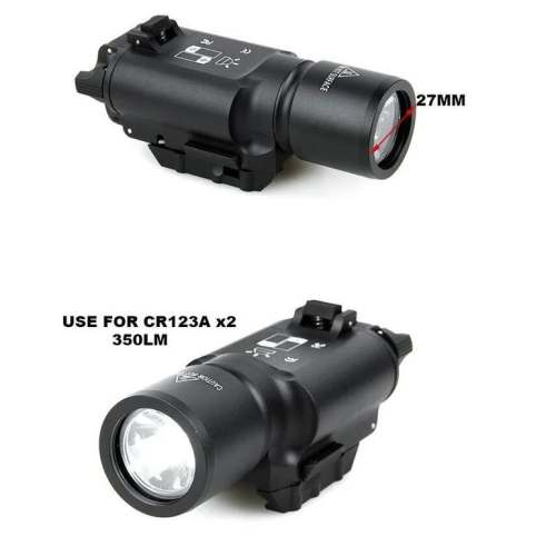《GTS》高品質 類 神火 神火 X300 LED 戰術 槍燈 手電筒 黑色 沙色 BB-101