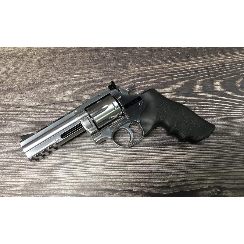 《GTS》ASG Dan Wesson 715 CO2 4吋全金屬左輪 4.5mm .177 膛線版電鍍銀18612-細節圖3