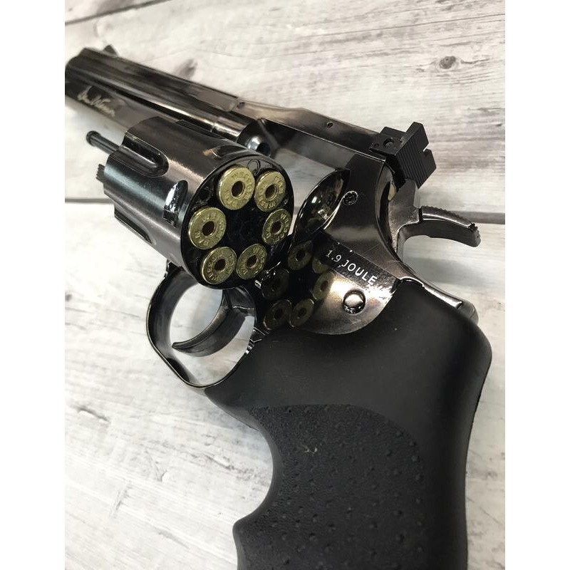 《GTS》ASG Dan Wesson 715 CO2 6吋 黑色 全金屬 左輪 贈彈殼6顆 18191-細節圖3