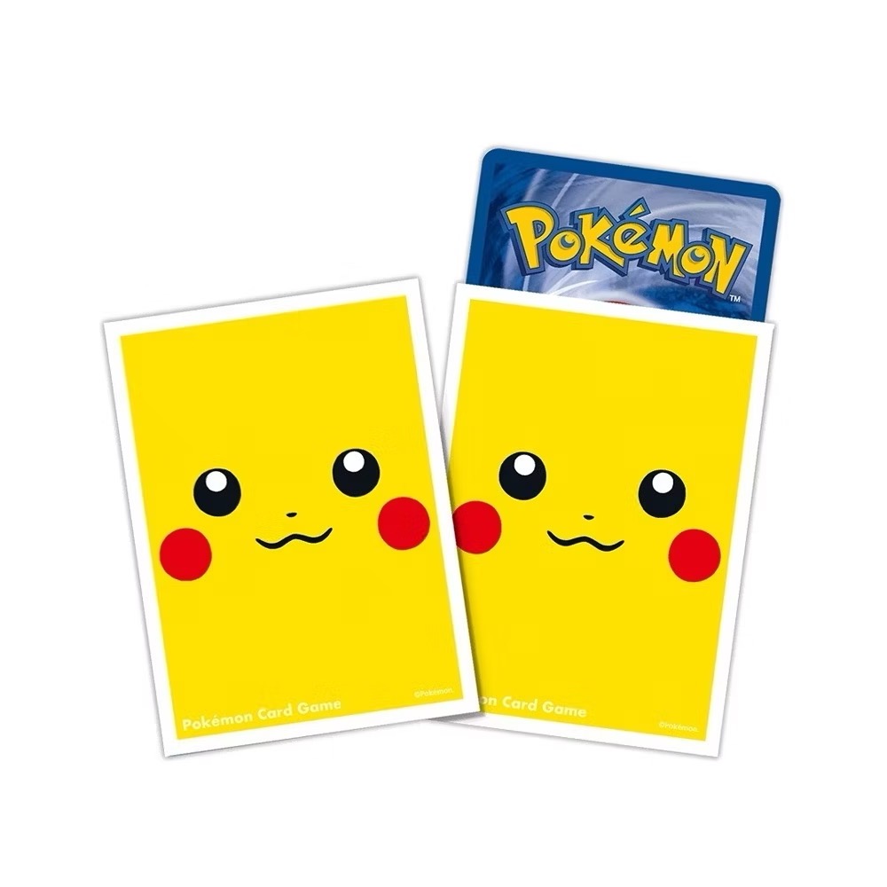 正版 限量特價 PTCG 寶可夢 造型卡套 皮卡丘 伊布 劍盾 卡牌 卡套 小朋友禮物-規格圖1