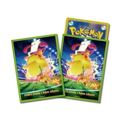 正版 限量特價 PTCG 寶可夢 造型卡套 皮卡丘 伊布 劍盾 卡牌 卡套 小朋友禮物-規格圖1