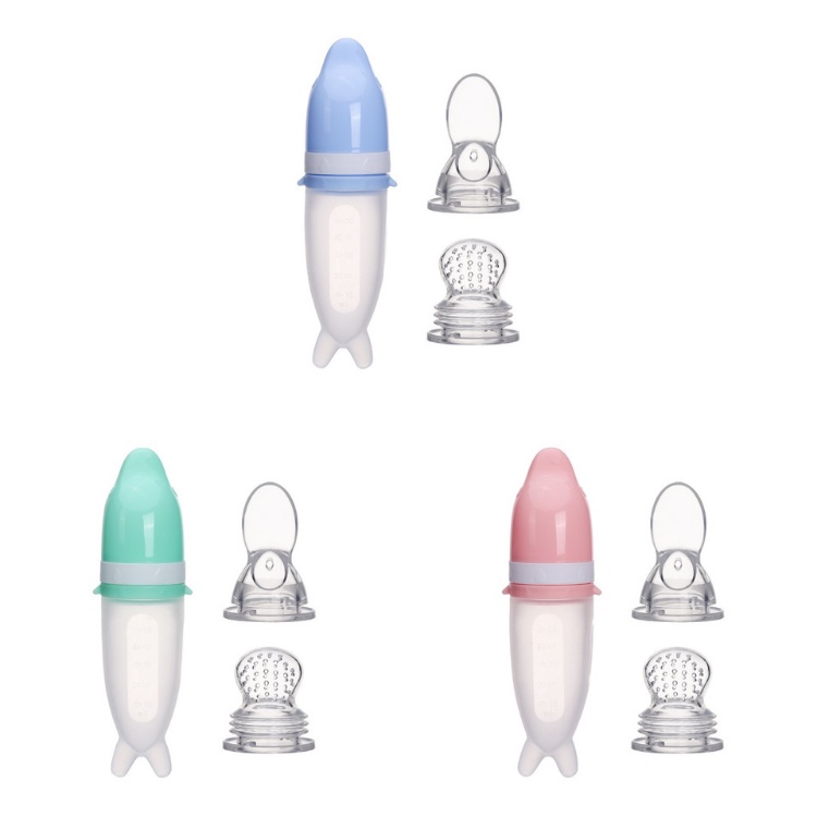 【台灣現貨】💛不能沒有你 兩用式 寶寶米糊奶瓶 副食品 餵食神器 矽膠奶瓶 擠壓器 副食品湯匙 果泥米糊 輔食瓶 餐具-細節圖9