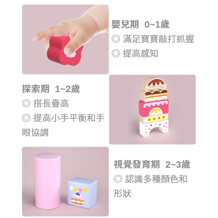 新款💛木製冰淇淋積木組 積木 樂高 積木玩具 玩具 益智玩具 拼圖 兒童拼圖-細節圖6