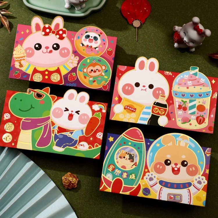 兔年 紅包袋2023 紅包袋 紅包【多款現貨】兒童紅包袋 創意紅包袋 卡通紅包袋 造型紅包袋 紅包袋兔年 2023紅包袋-細節圖2