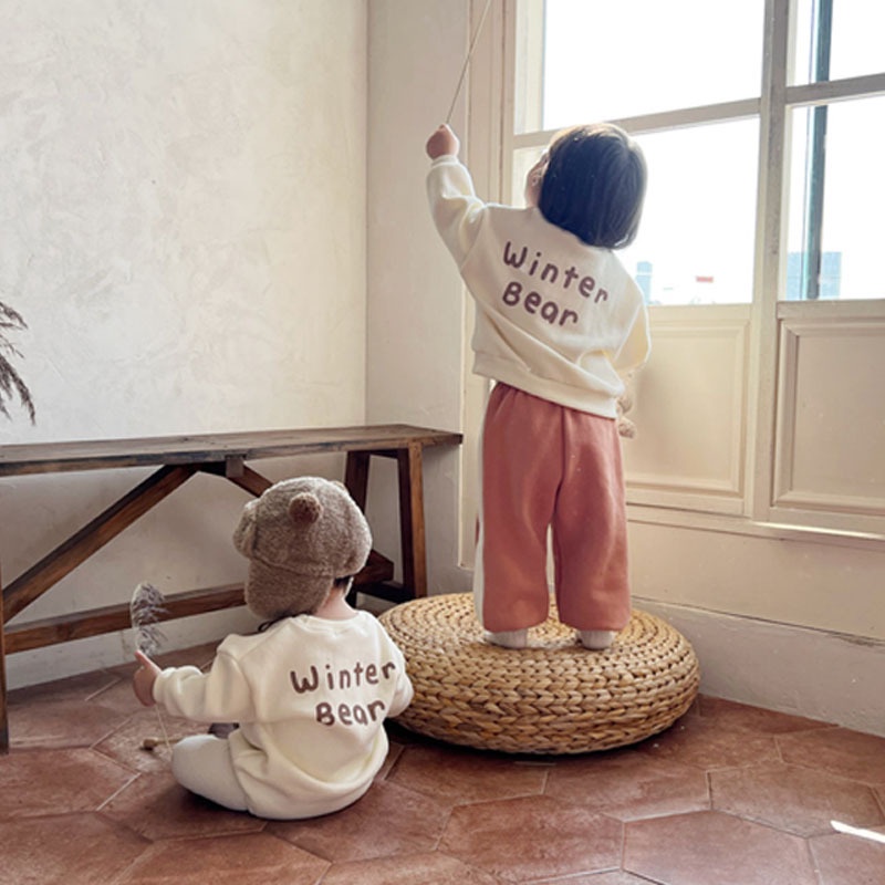 包屁衣【24H出貨】💛韓系 包屁衣 小熊圓領長袖包屁衣 新生兒包屁衣 長袖包屁衣 新生兒衣服 嬰兒衣服 寶寶衣服 童裝-細節圖3