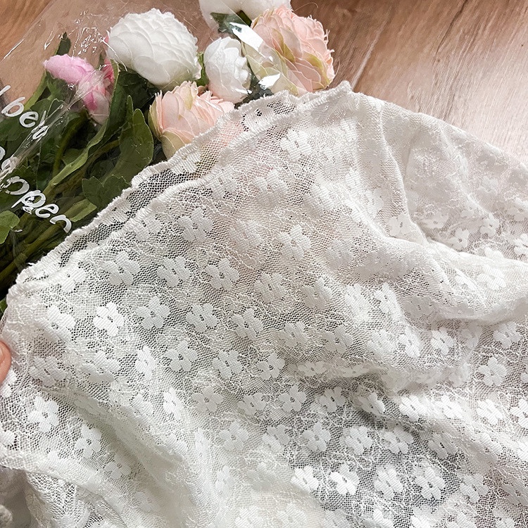 女童上衣【24H出貨】💛法式 蕾絲內搭打底衫上衣 童裝 女童裝 女童上衣 長袖上衣 女童套裝 女童套裝秋冬 內搭-細節圖3