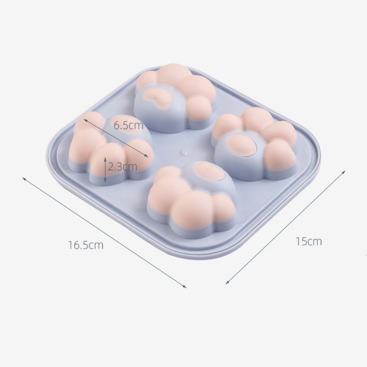 製冰盒【現貨】💛療癒貓爪 帶蓋製冰盒 按壓式製冰盒 製冰模具 矽膠製冰格 冰塊盒 製冰盒 矽膠分裝盒 冰磚盒 副食品分裝-細節圖9