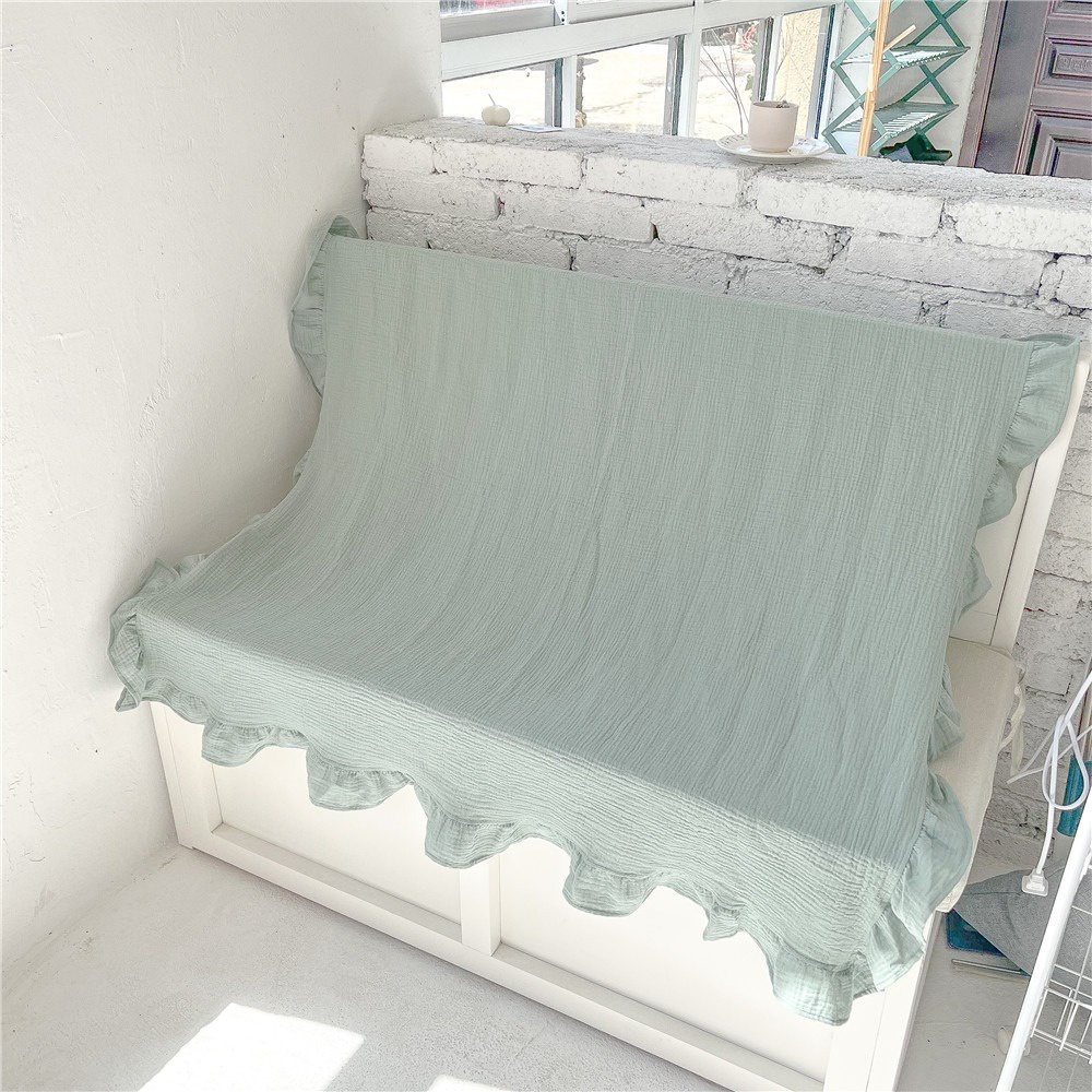 新款💛歐美 多功能綿紗布寶寶蓋毯 推車蓋毯 純棉紗布包巾 紗布包巾 推車蓋毯 嬰兒被 寶寶包巾 紗布巾 包巾 雙層紗布巾-細節圖6