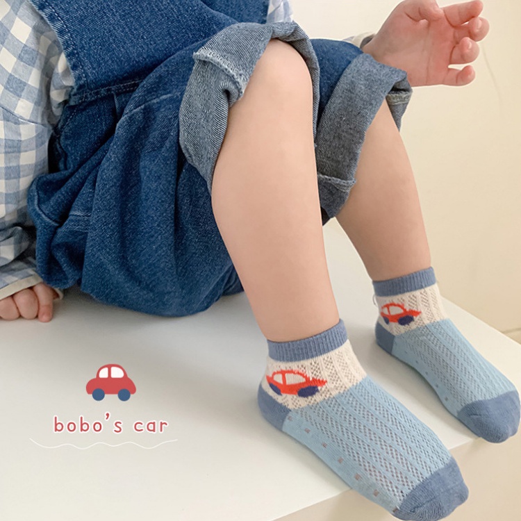 【24H出貨】💛 韓版童趣 網眼透氣 兒童襪 襪子 童襪 男童襪 女童襪 寶寶襪 兒童襪子 春夏款襪子 寶寶襪子 全棉襪-細節圖3
