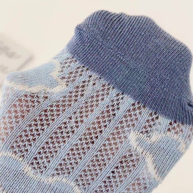 【24H出貨】💛 韓版童趣 網眼透氣 兒童襪 襪子 童襪 男童襪 女童襪 寶寶襪 兒童襪子 春夏款襪子 寶寶襪子 全棉襪-細節圖6