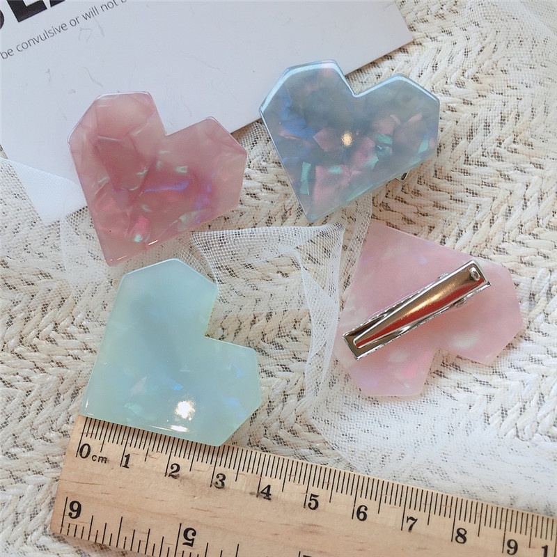 【24H出貨】💛韓風 兒童髮夾 手工愛心髮夾 小抓夾 髮飾 髮夾 女童髮飾 嬰兒髮飾 可愛髮夾 小髮夾 抓夾 韓系髮夾-細節圖2