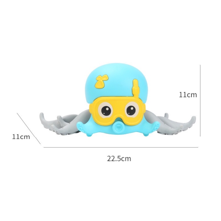 新款💛水陸發條章魚 洗澡玩具 玩具 玩水 撈魚玩具 嬰兒玩具 寶寶玩具 幼兒玩具 洗澡玩具 戲水玩具 玩水玩具-細節圖8