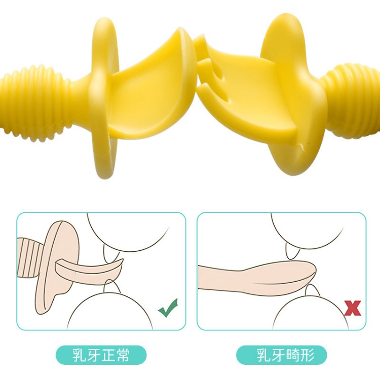 【台灣現貨】💛奶嘴 寶寶湯匙 共五色  兒童餐具 嬰兒湯匙 學習湯匙 學習餐具 嬰兒餐具 寶寶餐具 食品級矽膠 餐具-細節圖8
