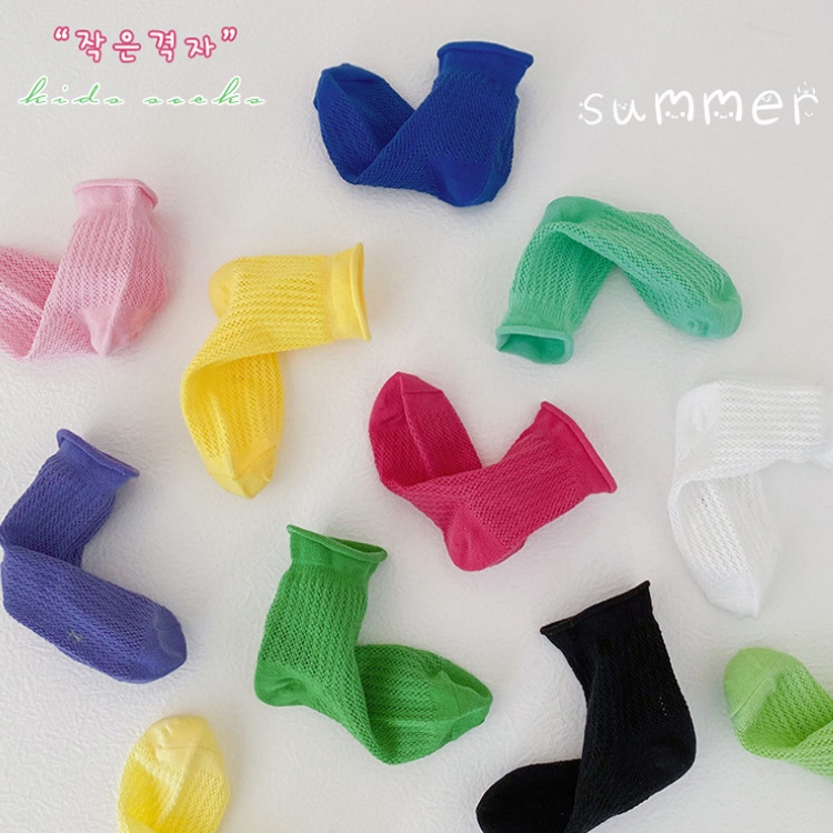 【24H出貨】💛 透氣兒童襪子 襪子 童襪 男童襪 女童襪 寶寶襪 兒童襪子 春夏款襪子 寶寶襪子 全棉襪子-細節圖6