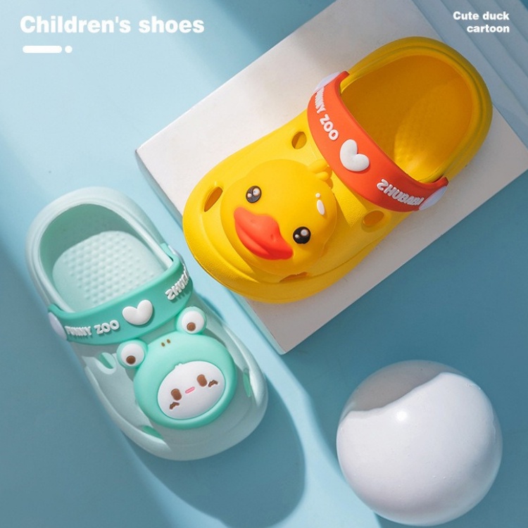 兒童拖鞋💛 萌趣 兩用鞋 兒童洞洞鞋 兒童涼鞋 兒童涼拖鞋 室內防滑拖鞋 涼拖鞋 沙灘鞋 女童拖鞋 男童拖鞋 居家拖鞋-細節圖7
