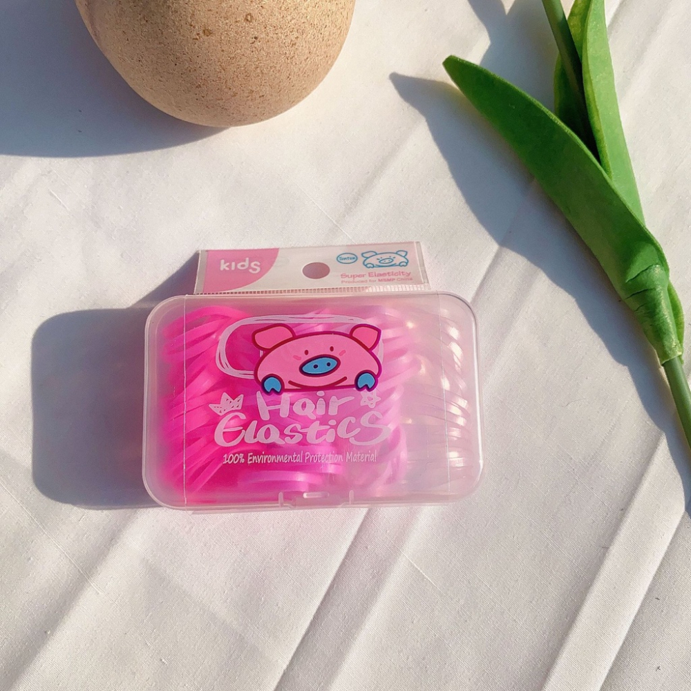 【台灣現貨】💛髮圈買一送一 兒童髮圈 繽紛橡皮筋髮圈 綁頭髮 兒童髮飾 女童髮飾 嬰兒髮飾 小髮圈 綁頭髮髮圈 寶寶髮圈-細節圖6