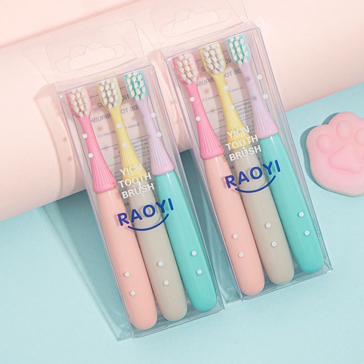 兒童牙刷【台灣現貨】💛寶寶牙刷 馬卡龍色 幼兒牙刷 嬰幼兒牙刷 乳牙牙刷 牙刷 學習牙刷 兒童軟毛牙刷 軟毛刷頭-細節圖9