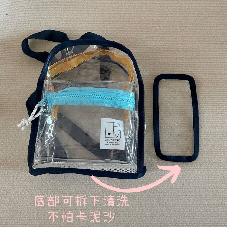 防水後背包【底部可拆 】💛兒童後背包 兒童背包 兒童書包 兒童包包 幼兒後背包 幼兒書包 果凍包 防水背包 書包 包-細節圖2