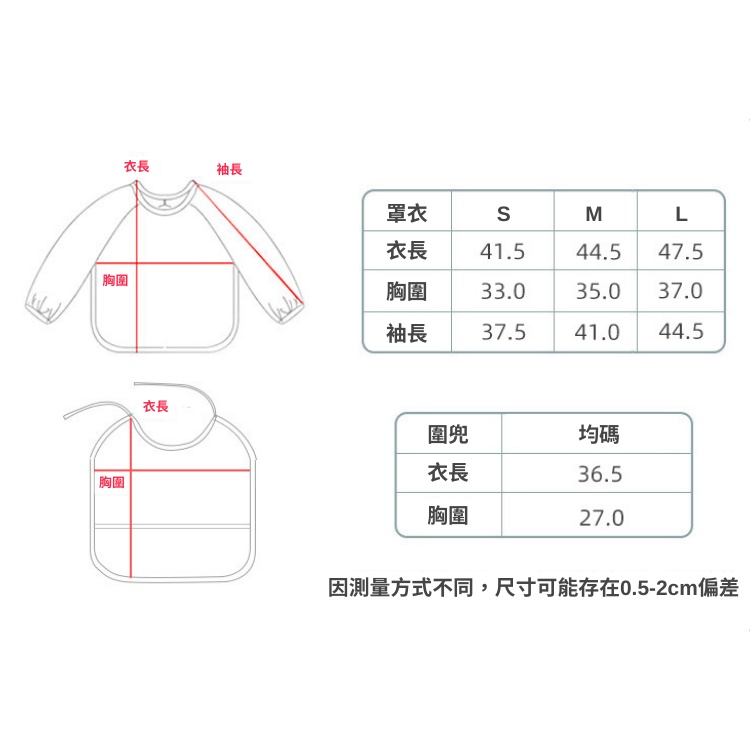 幼兒園畫畫衣【台灣現貨】💛防水圍兜 長袖圍兜 兒童防水反穿衣 吃飯圍兜 圍兜兜 兒童圍兜 嬰兒圍兜 口水巾圍兜 圍兜-細節圖9