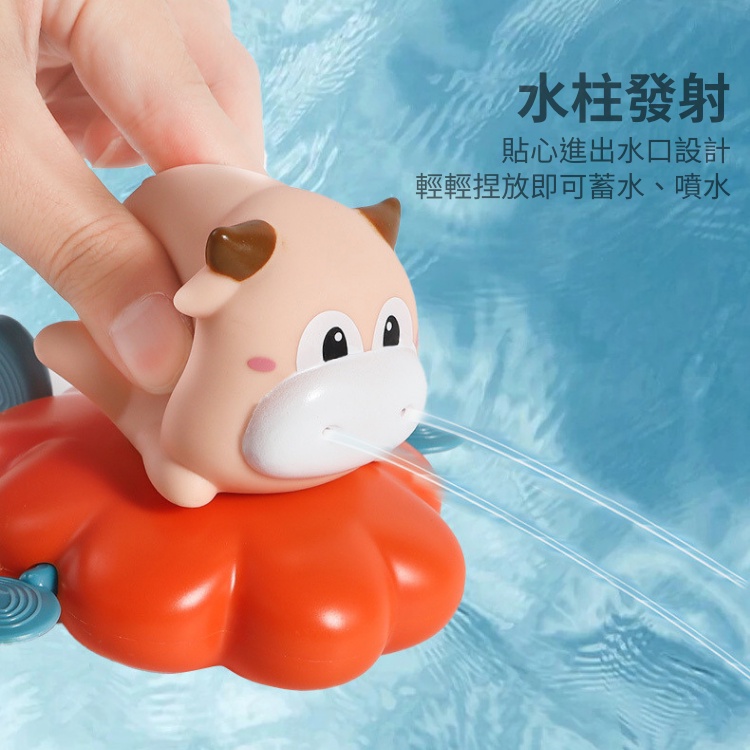 玩具【台灣現貨】洗澡玩具 寶寶洗澡玩具 戲水玩具 玩水玩具 水中玩具 動物洗澡玩具 各式洗澡玩具 發條玩具 玩具-細節圖6