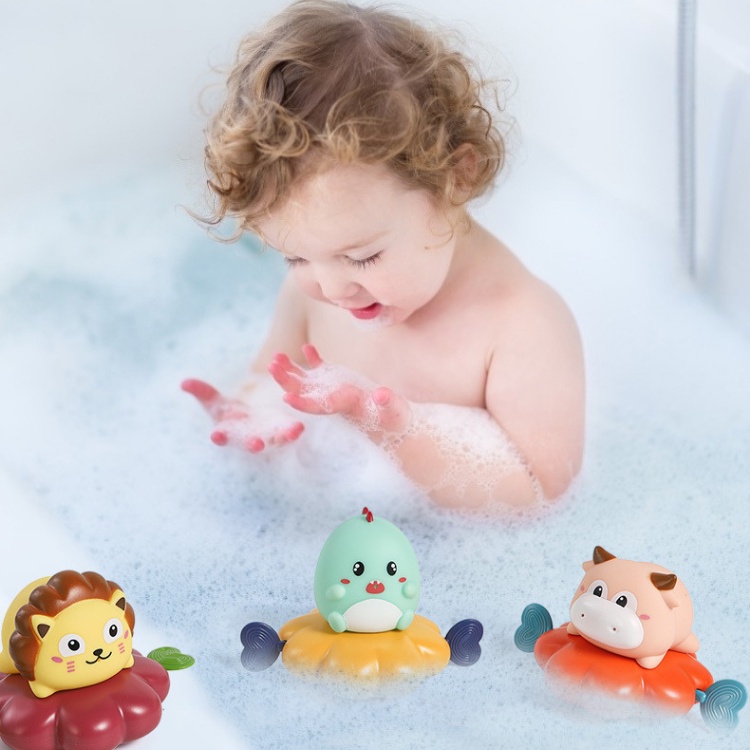 玩具【台灣現貨】洗澡玩具 寶寶洗澡玩具 戲水玩具 玩水玩具 水中玩具 動物洗澡玩具 各式洗澡玩具 發條玩具 玩具-細節圖9
