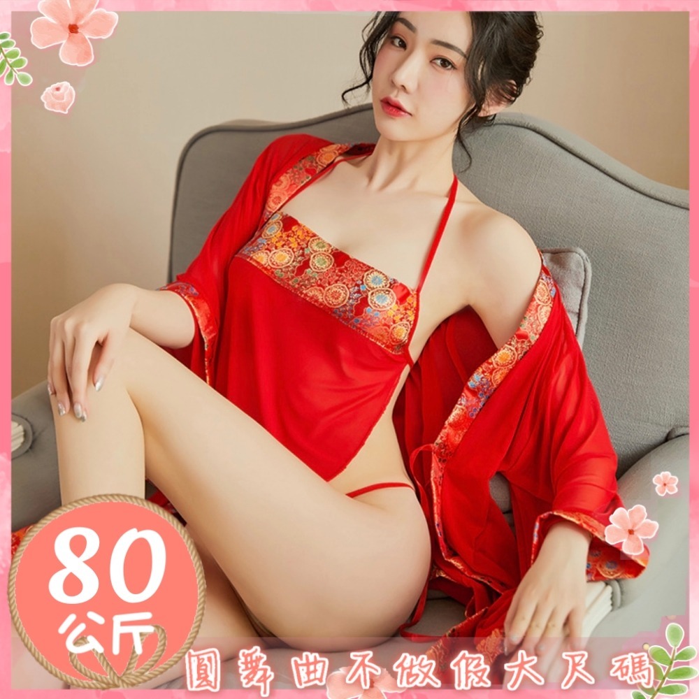 滿599送性感睡衣♥我的嬛嬛如懿宮廷風罩衫-細節圖3