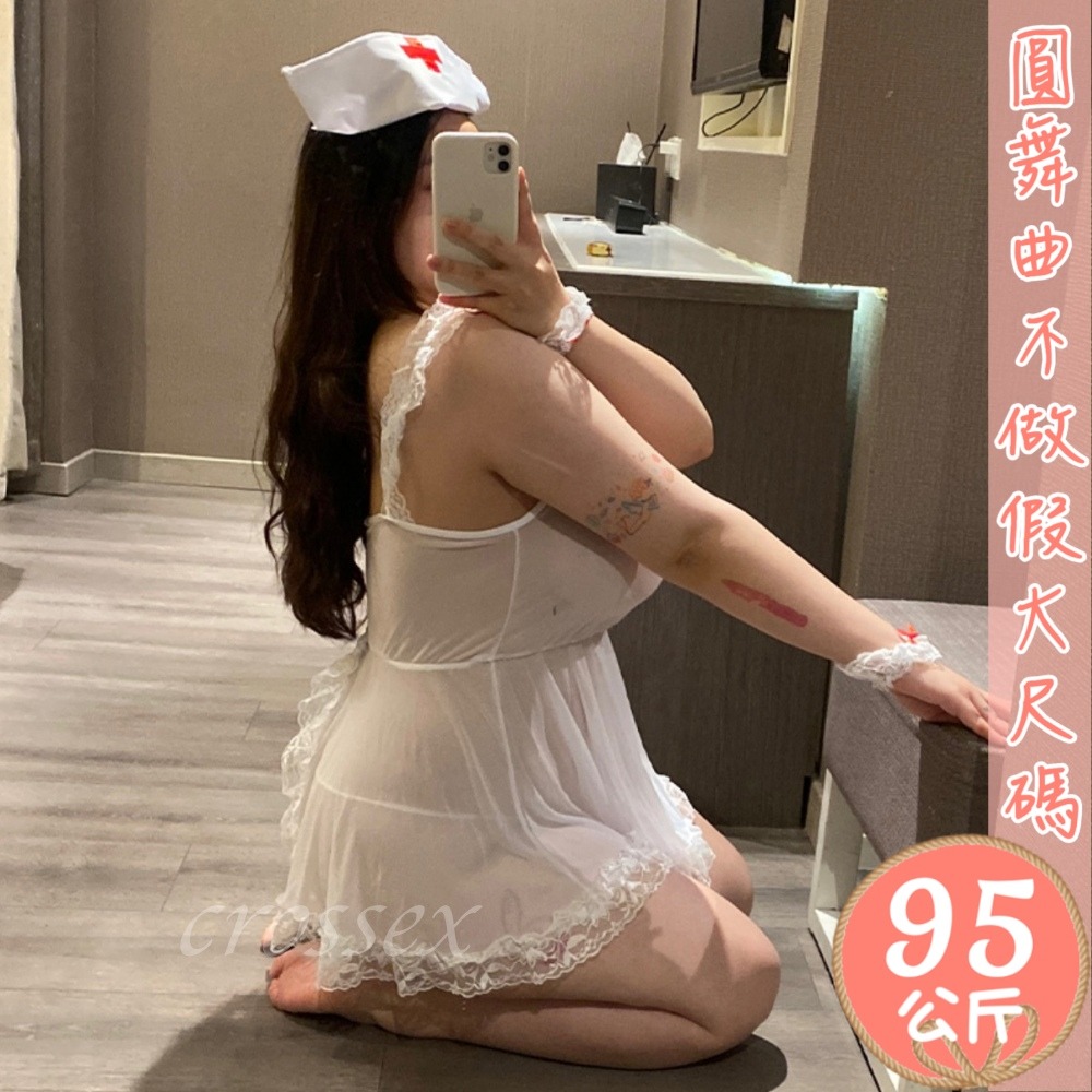 滿599送性感睡衣♥透明網紗裙擺護士服-細節圖5