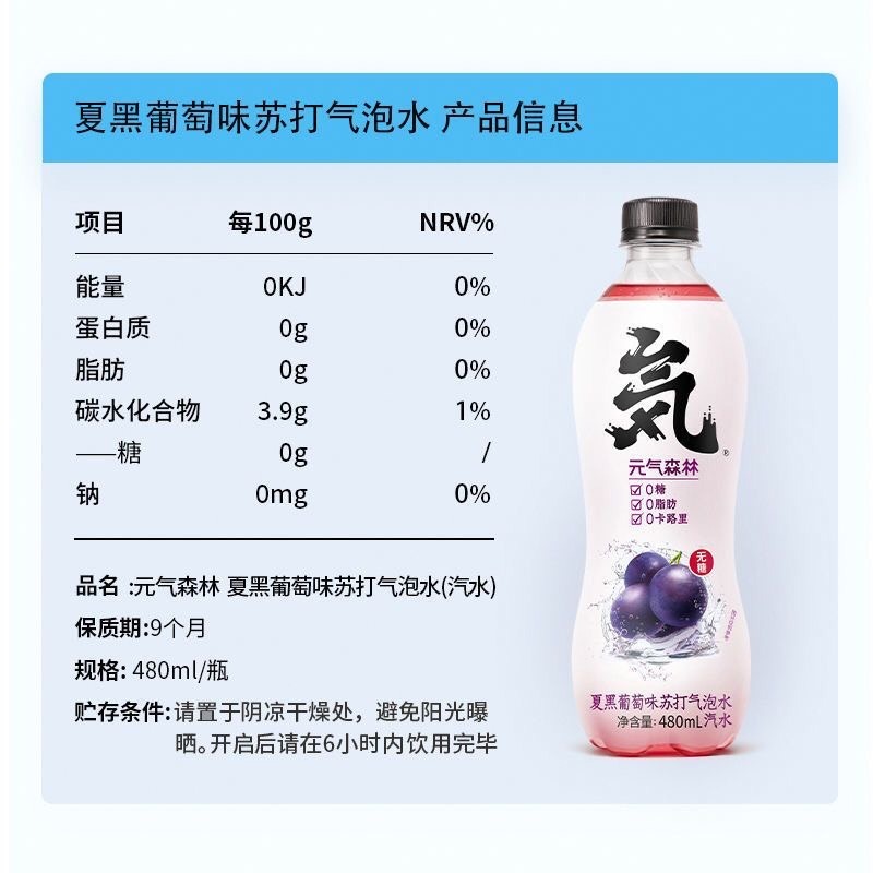 🌟萌喵🌟 元氣森林 元森氣泡水 元森電解水 白桃電解水 氣泡水 電解水 外星人電解水-細節圖3