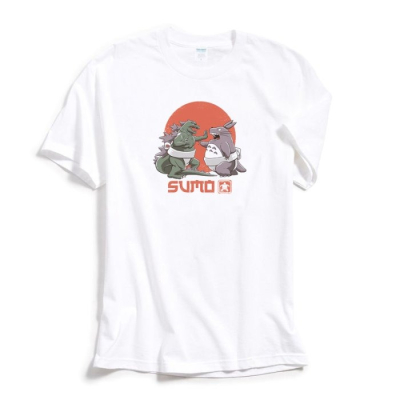 Sumo Kaiju vs Totoro 短袖T恤 3色 日本 相撲 龍貓 酷斯拉 怪獸之王 哥吉拉 Japanese
