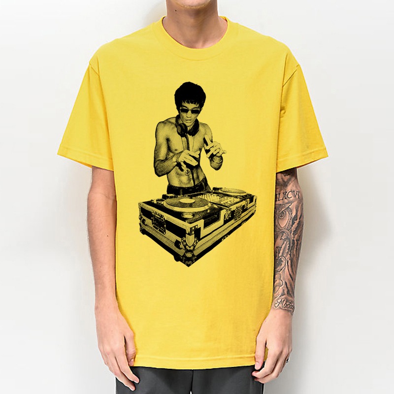 Bruce Lee DJ Jeremy Lin 短袖T恤 4色 鋼鐵人李小龍人物電影中國武術葉問功夫-細節圖2