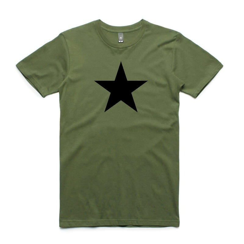 STAR Logo 短袖T恤 5色 麻辣教師GTO同款西海岸刺青滑板龐克搖滾星星五芒星-細節圖2