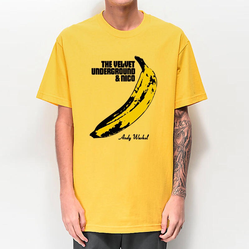 Andy Warhol Velvet Underground 短袖T恤 4色 香蕉POP普普藝術樂團搖滾印花潮T-細節圖3