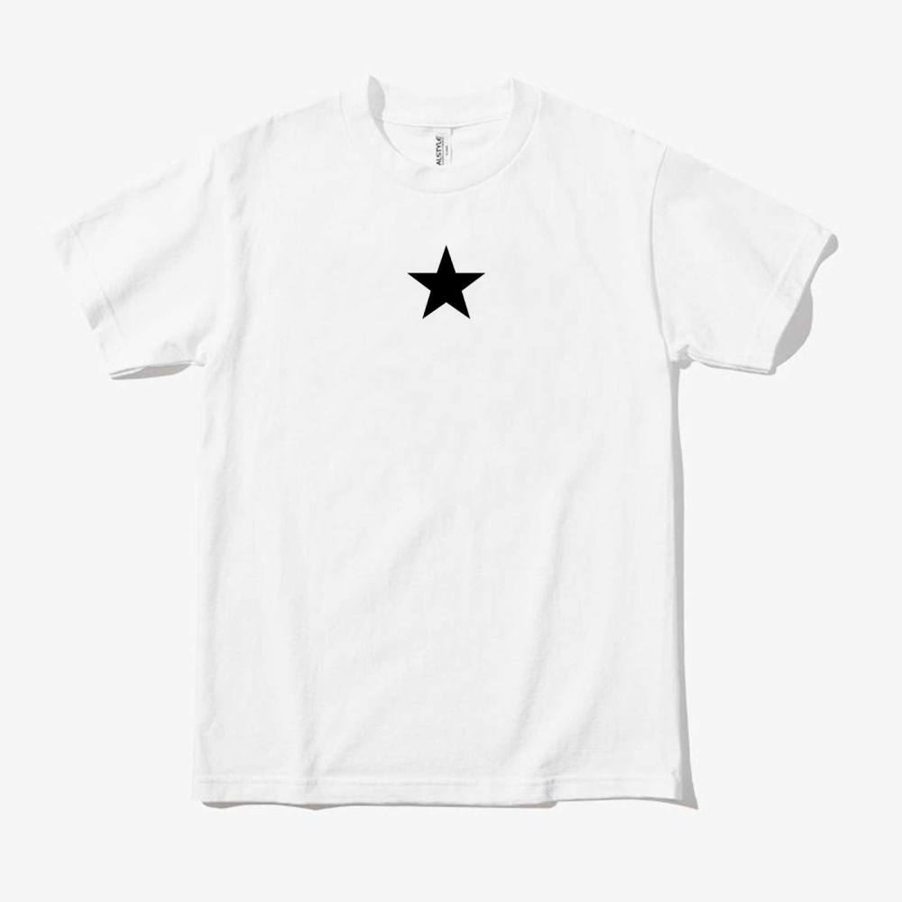 麻辣教師 Star Logo 小星星 短袖T恤 白色 GTO同款西海岸搖滾星星五芒星-細節圖2