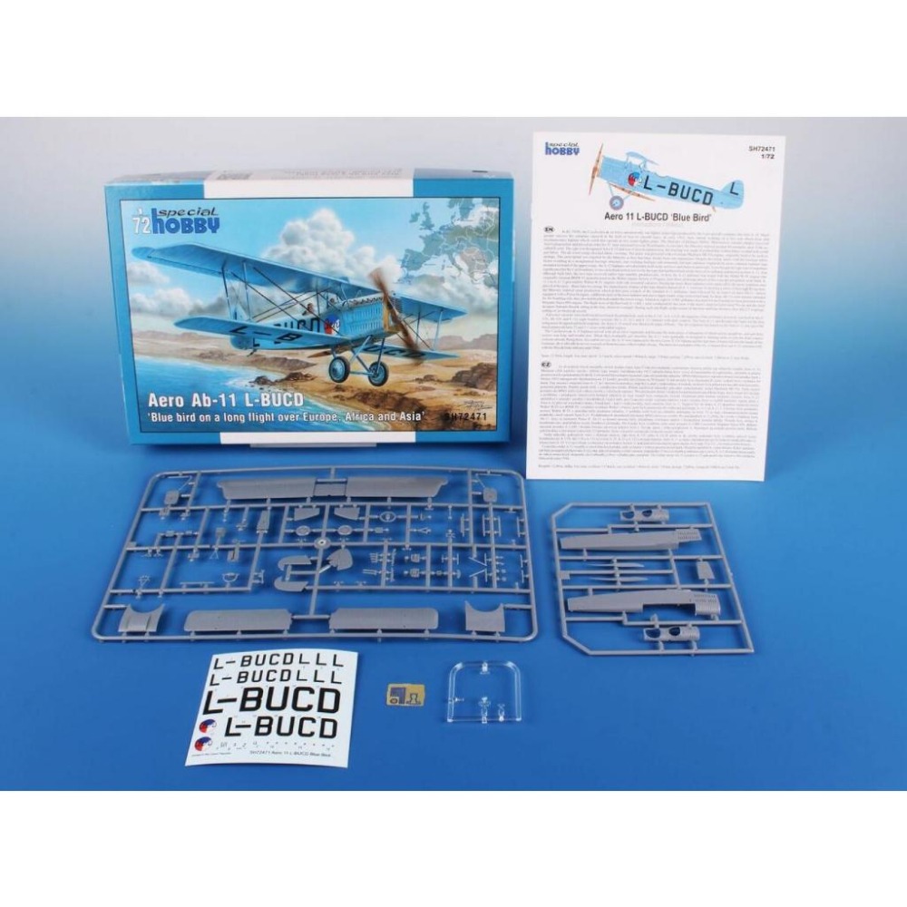 [从人] 現貨 Special Hobby 1/72 Aero Ab-11 L-BUCD 72471 飛機模型-細節圖4