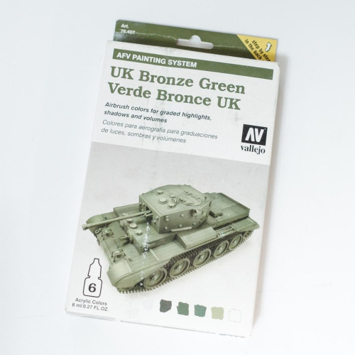[从人] 現貨 Vallejo AV 水漆 6色(8m) 套組 英國銅綠色裝甲 78407 模型 水性漆