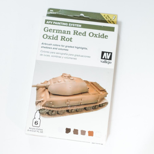 [从人] 現貨 Vallejo AV 水漆 6色(8m) 套組 德國紅色氧化裝甲 78411 模型 水性漆
