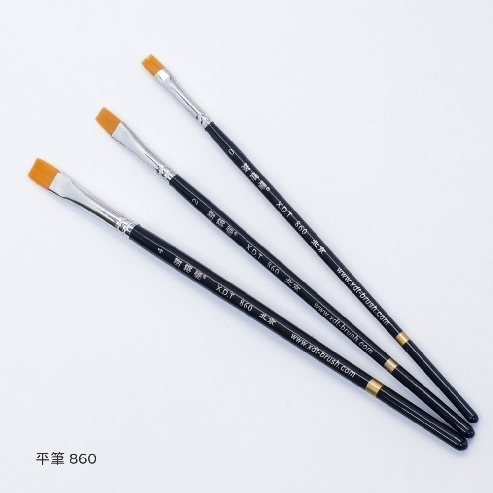 [从人] 榭得堂 面相筆 725 / 729 平筆 537 / 860 鋼彈 模型 筆塗 畫筆 尼龍毛 水彩筆 勾線-細節圖8