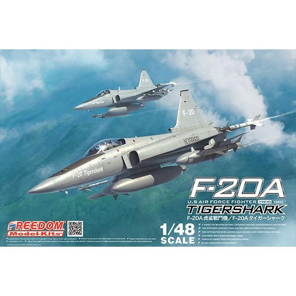 [从人] 現貨 FREEDOM 1/48 F-20A Tiger shark 戰鬥機 18002-細節圖2